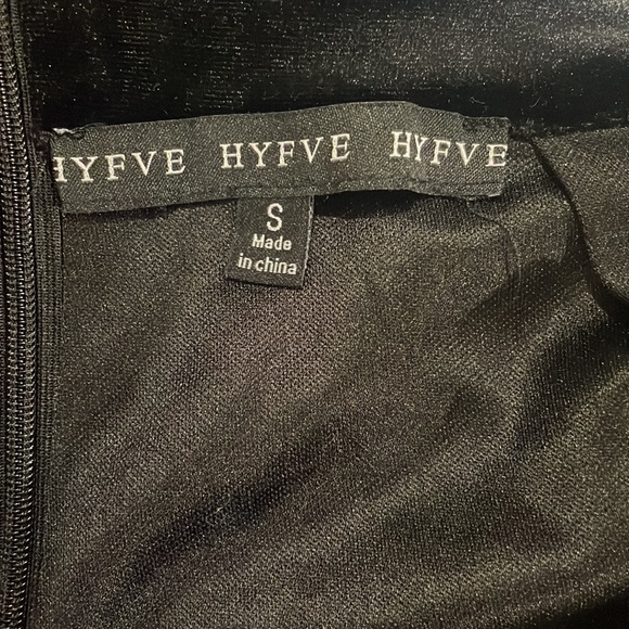 Hyfve, velvet, black, shorts, size small - Picture 6 of 6